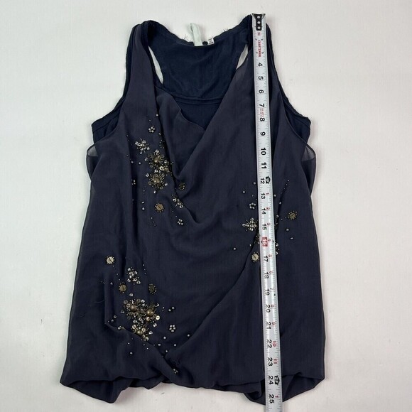 Robbi Nikki Embellished Beaded Tank Top M y2k whimsigoth fairy grunge indie - Picture 15 of 16